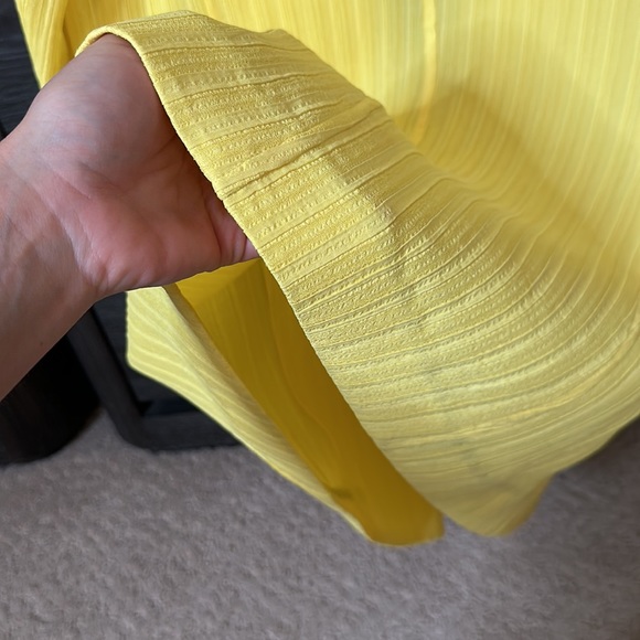 LAPOINTE NWOT silk blend yellow Single Breasted Blazer - Picture 16 of 16